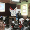 En el Colegio Nacional Carlos Antonio López, participaron unos 100 estudiantes.