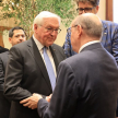 Saludo protocolar con Frank-Walter Steinmeier, Presidente de la República Federal de Alemania