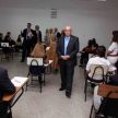 Autoridades judiciales estuvieron presentes durante el examen