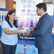 Acompañó la charla la licenciada Lourdes González, directora de la Escuela Básica N° 3.654 