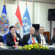 También estuvieron presentes el fiscal general del Estado, Javier Díaz Verón; el representante de la OEA, Diego José Paz Bustamante; y del representante del Ministerio de Relaciones Exteriores, embajador Marcial Bobadilla Guillén.