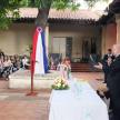 El titular de la CSJ, doctor Luis María Benítez Riera, expuso un enfoque histórico y cultural, por la conexión entre los próceres de la Independencia y el rol de las madres paraguayas. 