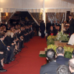 Autoridades de la Corte saludaron al papa Francisco