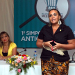 La jornada del Primer Simposio Nacional Anticorrupción estuvo dirigida por la la doctora Mónica Paredes, directora de Asuntos Internacionales.