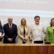 Ambos eventos contaron con la presencia del ministro superintendente de la Circunscripción Judicial de Alto Paraná, doctor César Diesel, quien entregó reconocimientos a las disertantes por su valiosa contribución.