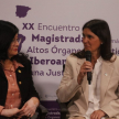 Set de TV Justicia en el XX Encuentro de Magistradas de los más Altos Órganos de Justicia de Iberoamérica