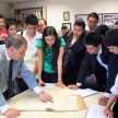 El último punto del circuito incluyó un recorrido por el Museo de la Justicia, Centro y Archivo para la Defensa de los Derechos Humanos.