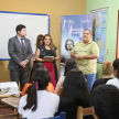 La actividad contó con la participación de 70 alumnos y 10 docentes, quienes interactuaron activamente en la charla impartida por la doctora Rodríguez.