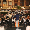 El acto culminó con un cierre artístico a cargo del Coro Polifónico Académico Nacional y la Orquesta Sinfónica de la Academia Nacional, tras la señal inicial dada por el presidente de la República.