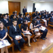 Alumnos del primer año de derecho de la Universidad Nacional de Itapúa visitaron el Poder Judicial