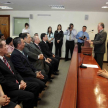 Durante las palabras del presidente de la Corte Suprema de Justicia, doctor Victor Manuel Núñez.