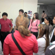 Los alumnos de Derecho de la Universidad Columbia recorrieron dependencias del Palacio de Justicia.