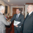 Saludo protocolor con el vicepresidente segundo, doctor Alberto Martínez Simón