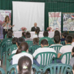 La charla estuvo a cargo de la jueza de la Niñez y la Adolescencia, Maria Rosa González Sarubbi.