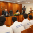 Aproximadamente 20 voluntarios de Alto Paraná prestaron juramento en la fecha.