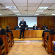 El abogado Juan Zárate, de Mesa de Entrada Jurisdiccional, detalló el rol de la dependencia.
