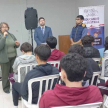 La charla se realizó este viernes 24 de mayo a aproximadamente 300 alumnos del Colegio Técnico Javier de la Capital.