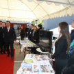 El fiscal general del Estado, Javier Díaz Verón, visitó el stand de la Dirección de Comunicación de la Corte Suprema de Justicia.