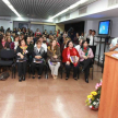 La ministra de la Mujer tambien brindó unas palabras, resaltando su agradecimiento.