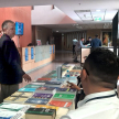 La feria de libros tuvo lugar en el área de acceso principal de la mencionada sede Judicial.