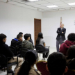 Fueron recibidos por el director, doctor José Agustín Fernández, y licenciada Rosa Palau.