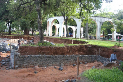 La obra no afectará los árboles de la plaza.