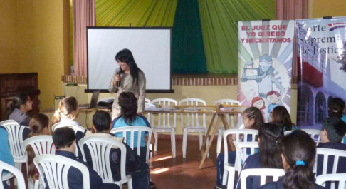 La jueza Graciela Ramírez brindó una charla a los alumnos 