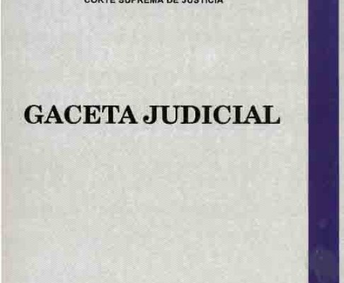 Tapa de la nueva edición de la Gaceta Judicial.