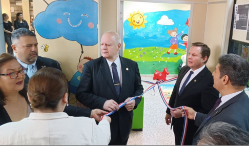 Inauguración de Sala de Audiencia especial para Niños y Niñas en Pilar.