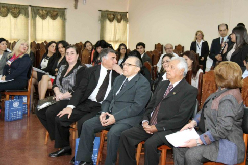 La jornada de capacitación se realizó en el Salón Auditorio del Palacio de Justicia de Ciudad del Este