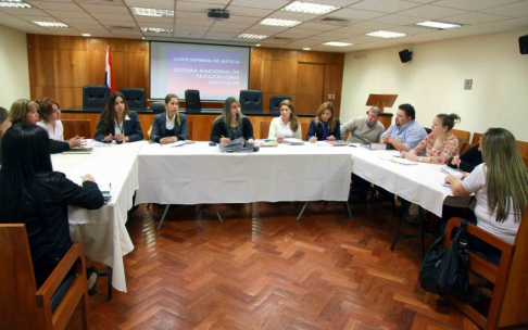 La jornada de evaluación del Sistema Nacional de Facilitadores se efectuó en la sede judicial