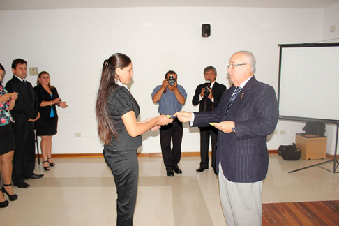 El acto de juramento estuvo encabezado por el ministro Miguel Oscar Bajac.