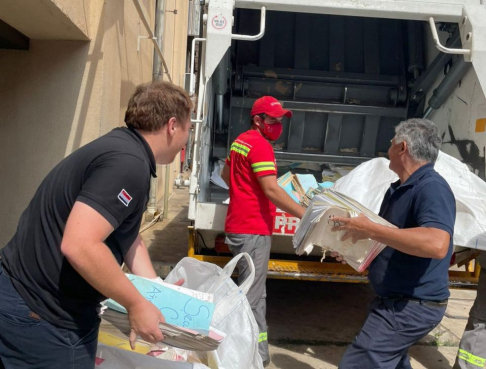 DGRP entregó cerca de 5000 kg de residuos sólidos para reciclaje.