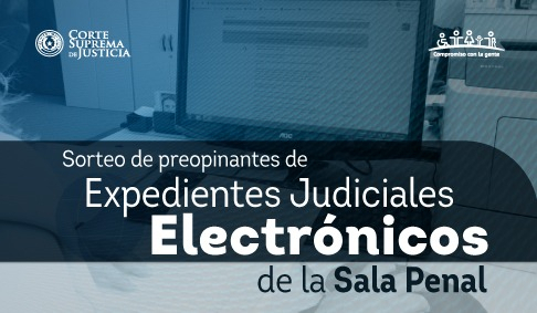 Sala Penal: lista de preopinantes de Expedientes Electrónicos.