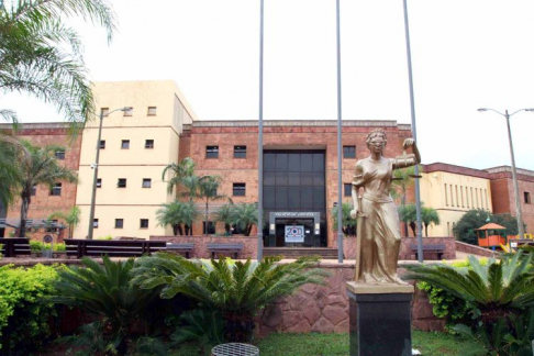 Fachada de la sede judicial de la Circunscripción de Caaguazú.