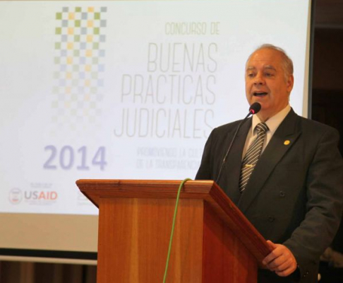 El ministro Benítez Riera resaltó las buenas prácticas judiciales presentadas por las diferentes oficinas.