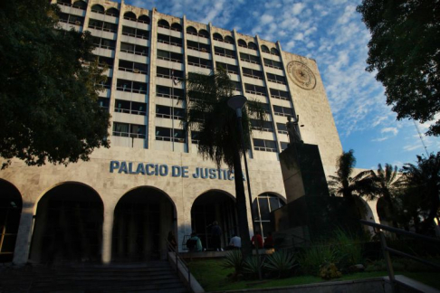 Fachada del Palacio de Justicia de Asunción