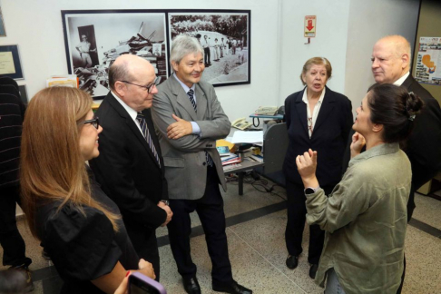 Ministros de la Corte Suprema acompañaron a la ministra de Cultura en un recorrido por el Museo de la Justicia.