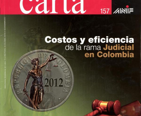 Portada de la revista Carta Financiera, editado por la Asociación Nacional de Instituciones Financieras de Colombia