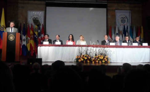 El presidente de Colombia Juan Manuel Santos dió el discurso inaugural de la Cumbre.