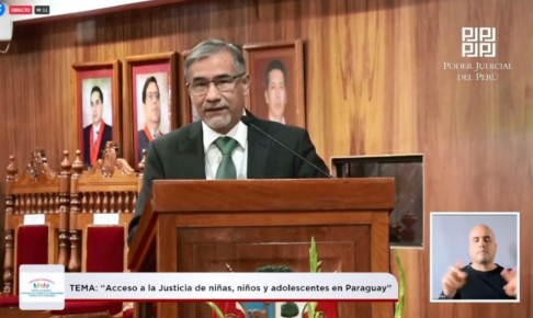 Ministro Ramírez Candia abordó acceso a la justicia de la niñez en Encuentro Internacional en Perú.