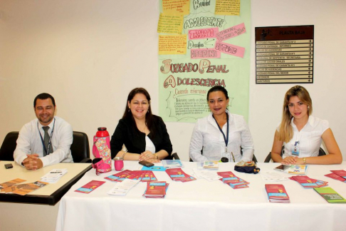 En el Palacio de Justicia de Concepción se realizó la Semana Nacional de Integridad Judicial.