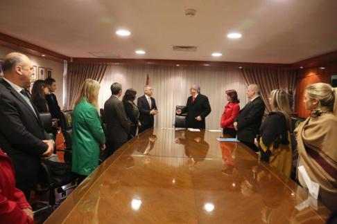 Ministros de la Corte reciben a ceremonialistas de Argentina