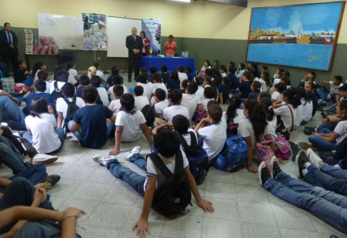 Más de 160 alumnos participaron de la charla en el marco de la Campaña Educando en Justicia