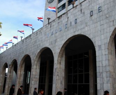 Fachada del Palacio de Justicia de Asunción