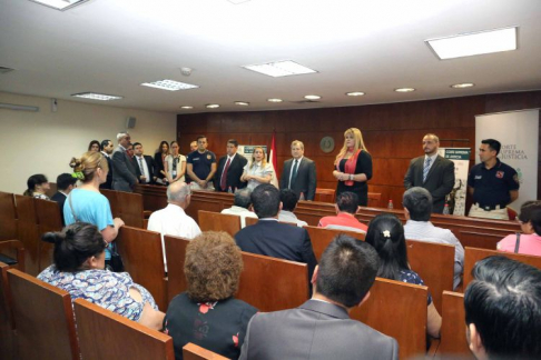 El encuentro contó con la presencia del ministro de la Corte Suprema de Justicia, doctor Eugenio Jiménez Rolón.