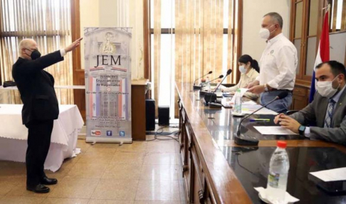 Ministro Luis María Benítez Riera juró como miembro del JEM