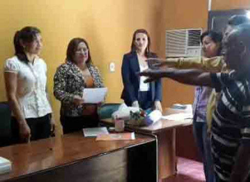 Juramento de los nuevos voluntarios de justicia de Ñeembucú.