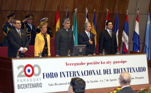 Abren foro internacional sobre el bicentenario de la independencia paraguaya