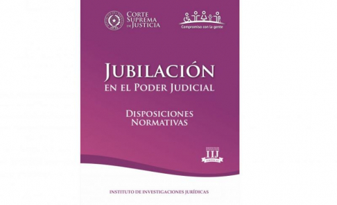 Jubilaciones en el Poder Judicial, obra disponible en la Biblioteca Virtual